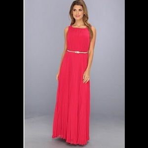 Eliza J Vibrant Pink Sleeveless Maxi Dress